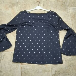 Banana Republic bell sleeve blouse
